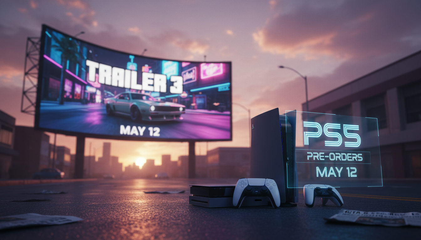 GTA 6 Trailer 3 And PS5 Pre-Orders Rumored For May 12
